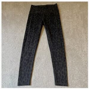 Victoria's Secret Incredible Essential Legging Black Leopard High Rise | Sz 10